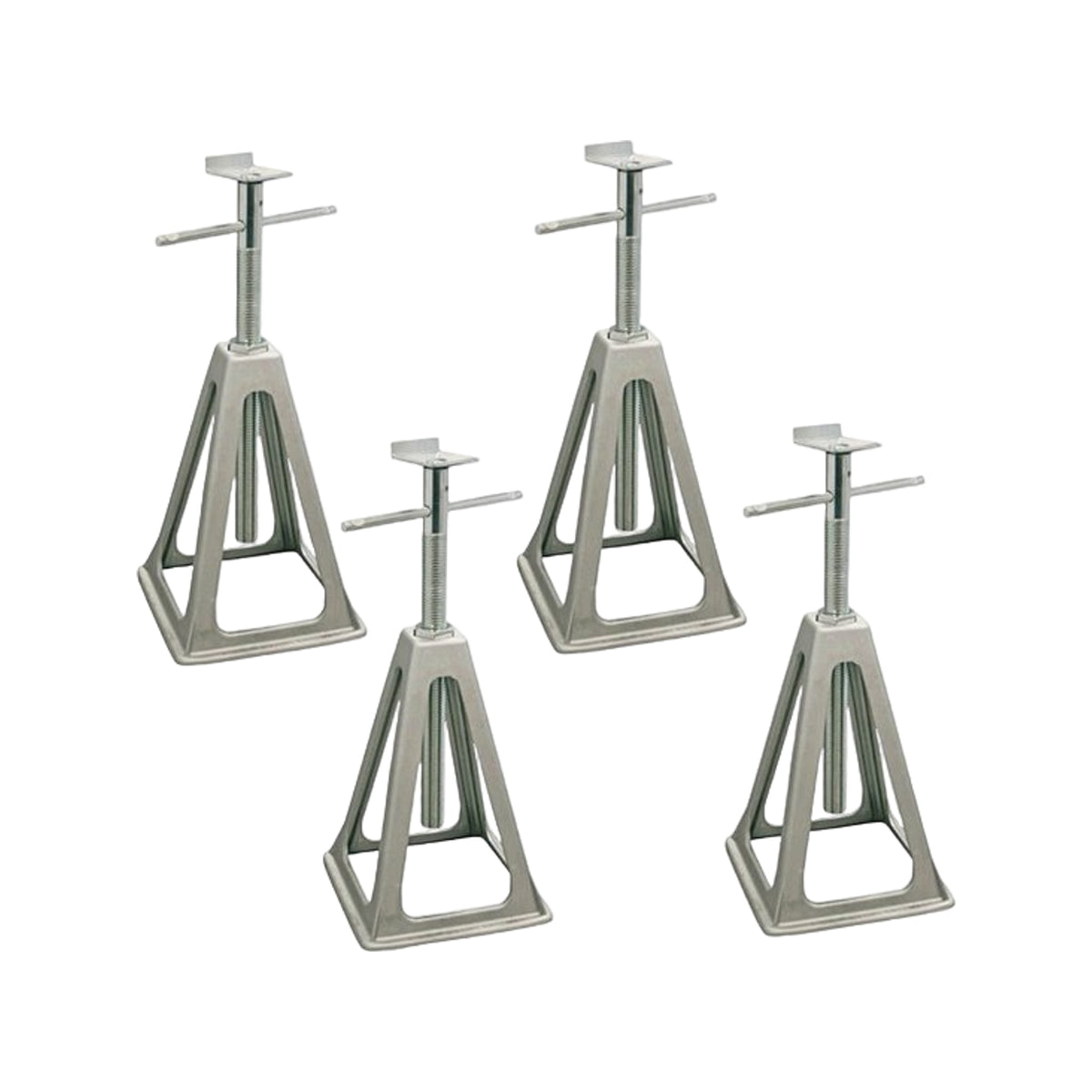 Haba Assteunen aluminium Carajack set a 4 stuks