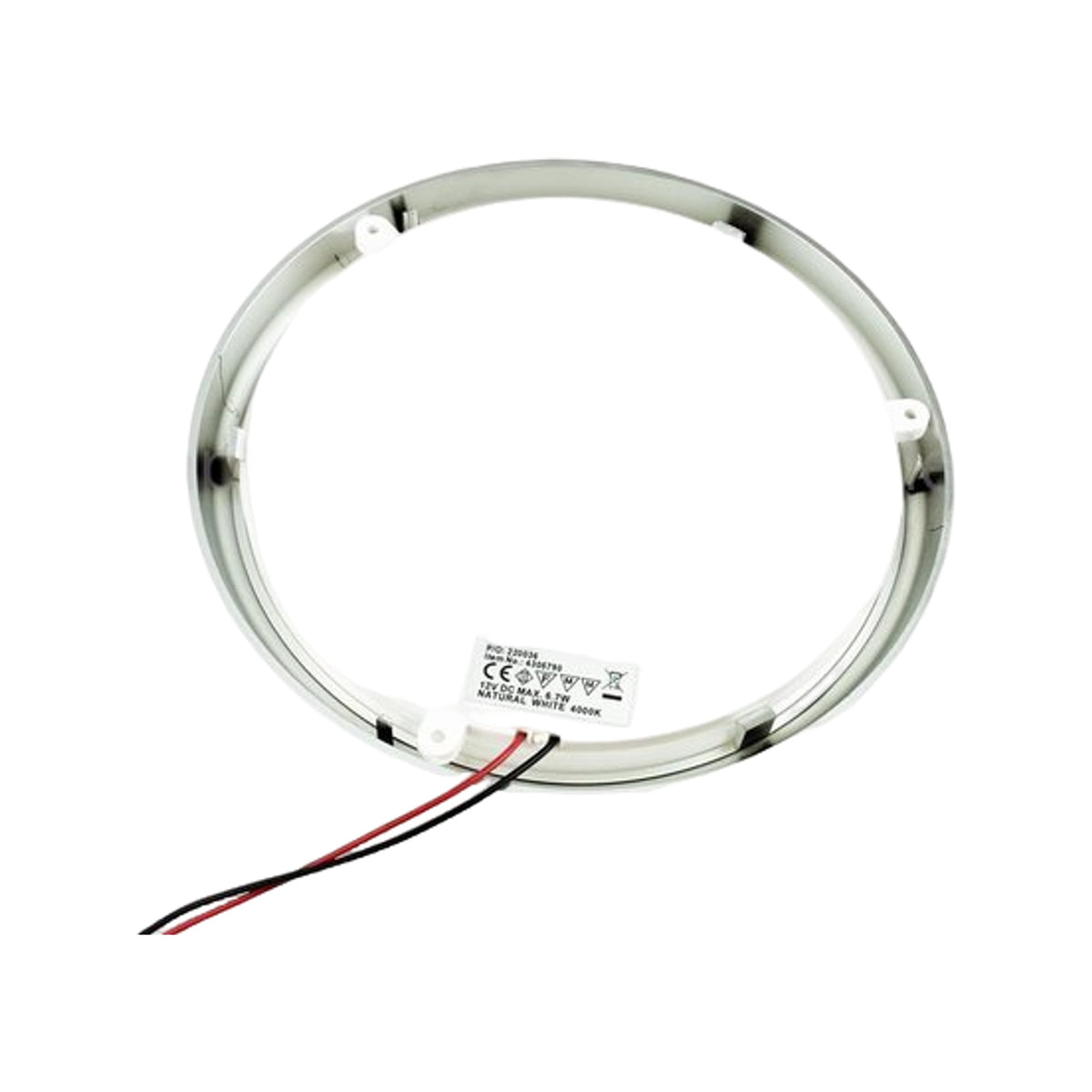 Haba Ossona plafonnière LED met touch schakelaar chroom