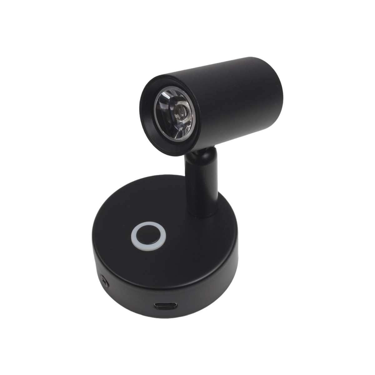 Haba Felino opbouwspot met USB-C touch dim schak. zwart