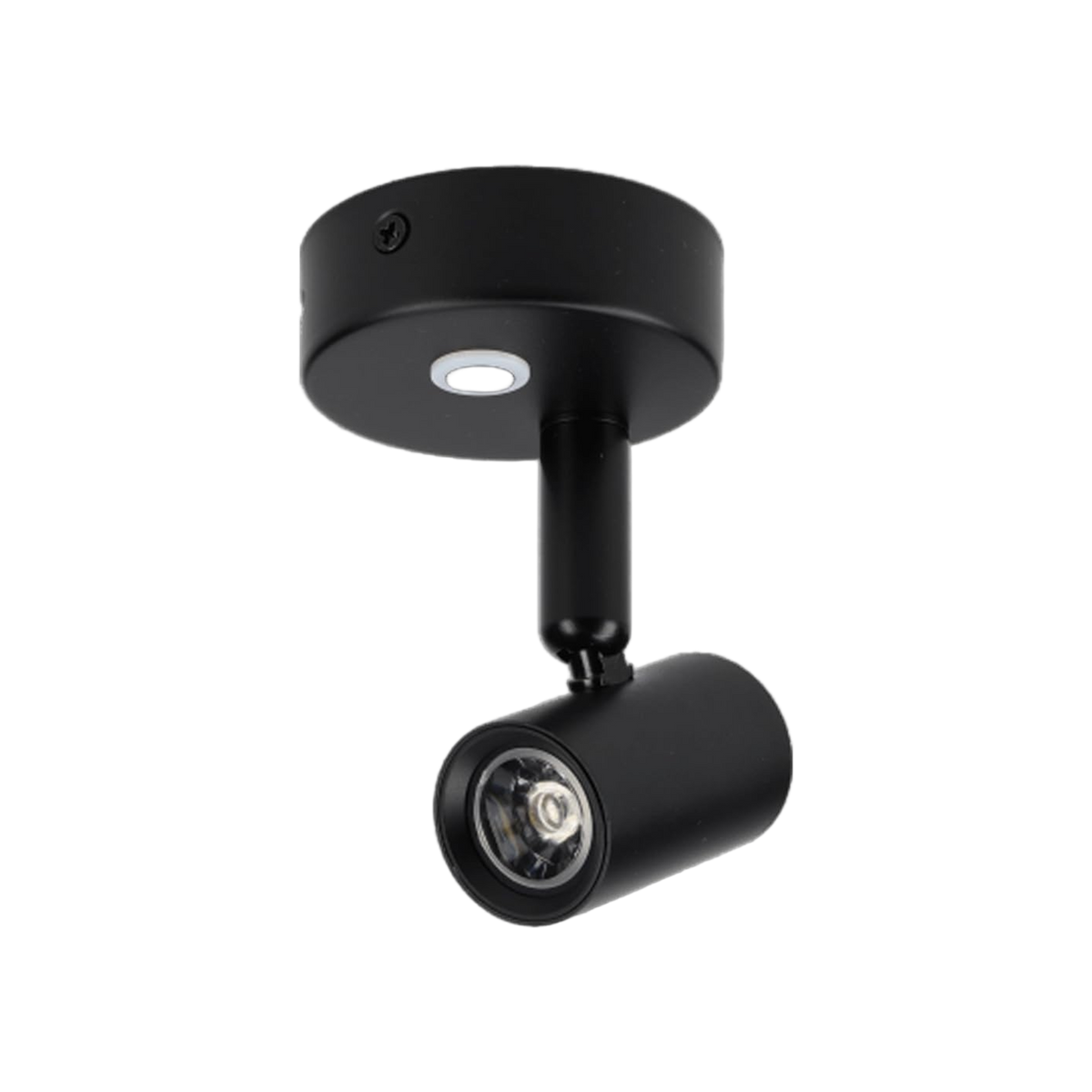 Haba Felino opbouwspot met USB-C touch dim schak. zwart