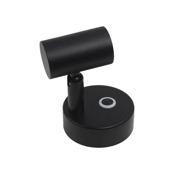 Haba Felino opbouwspot met USB-C touch dim schak. zwart