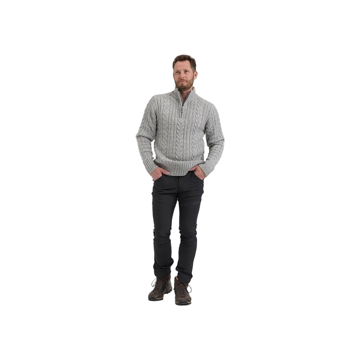 Life-line Marcel Half Zip Sweater Men