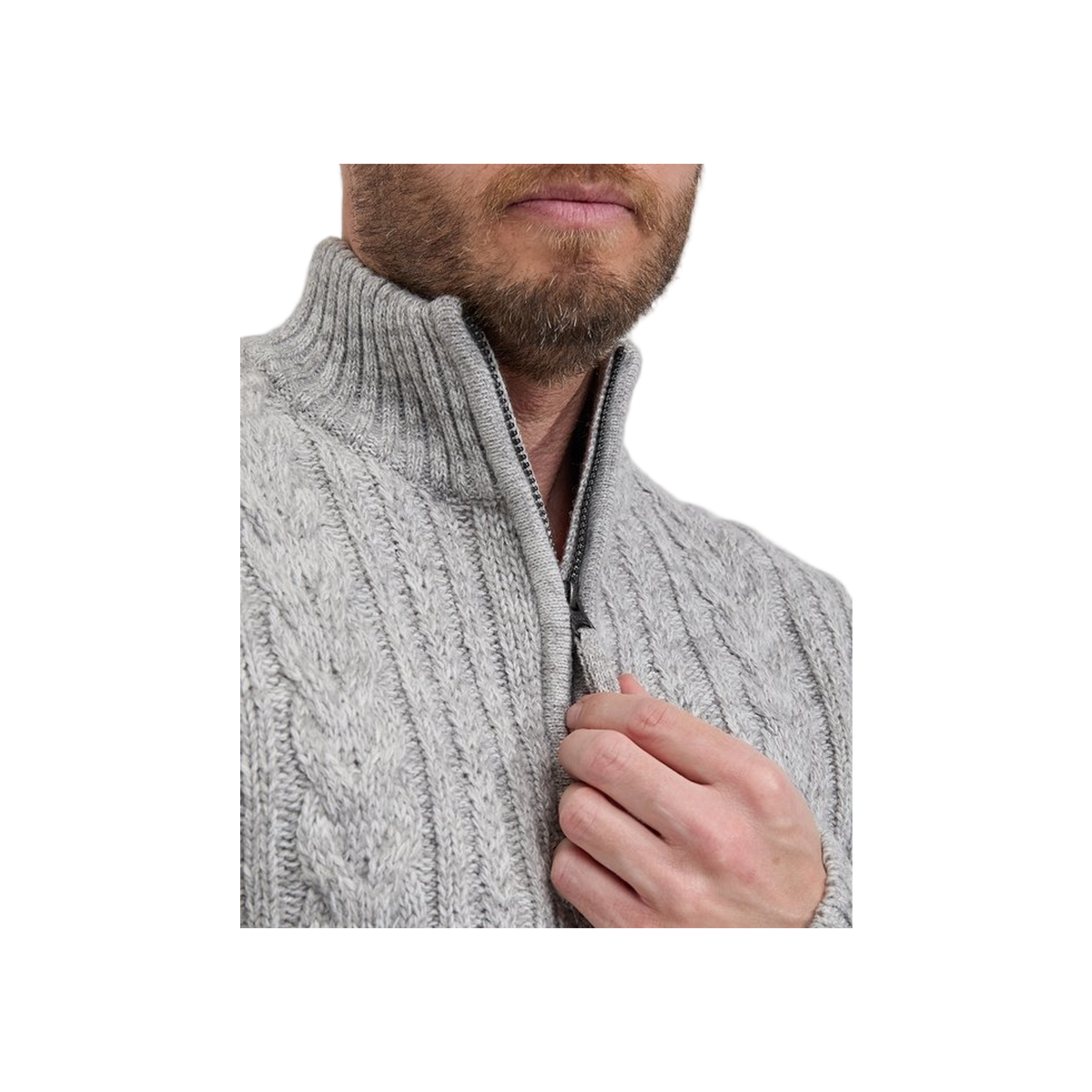 Life-line Marcel Half Zip Sweater Men