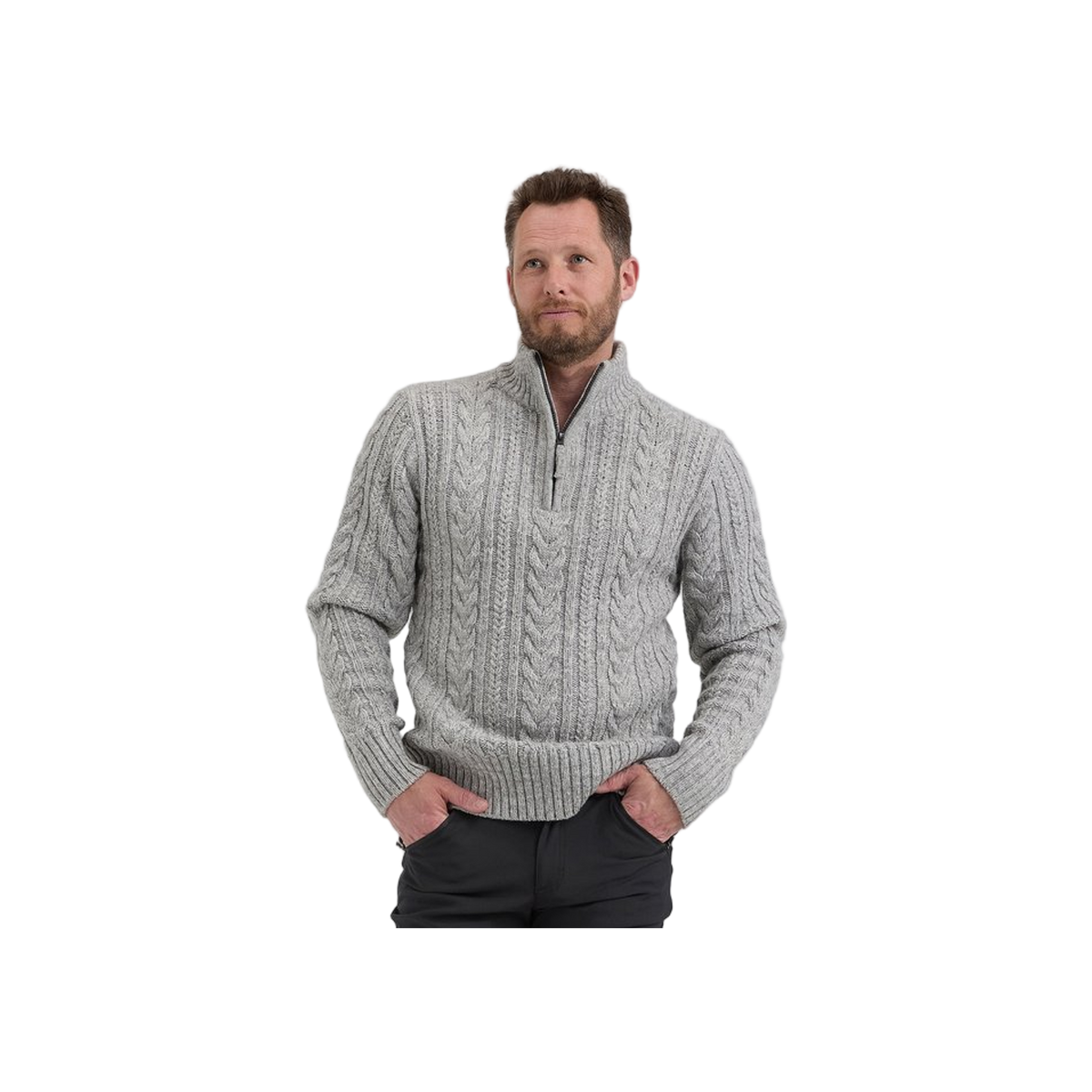Life-line Marcel Half Zip Sweater Men