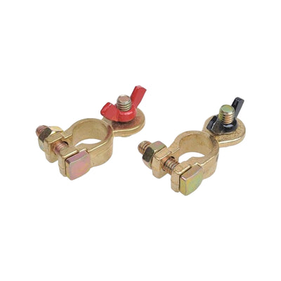 Pro Plus Accupoolklemmen Set (+) En (-) Met Vleugelmoer Rood/Zwart In