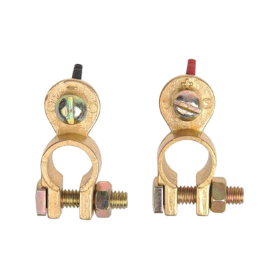 Pro Plus Accupoolklemmen Set (+) En (-) Met Vleugelmoer Rood/Zwart In