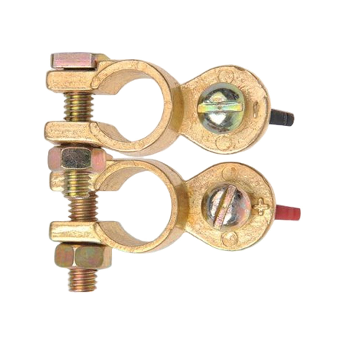 Pro Plus Accupoolklemmen Set (+) En (-) Met Vleugelmoer Rood/Zwart In