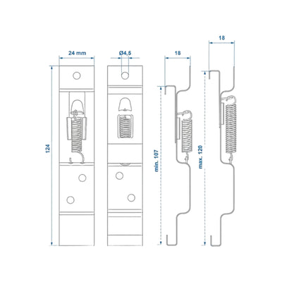 Pro Plus Kentekenplaatklem 2 Stuks In Blister