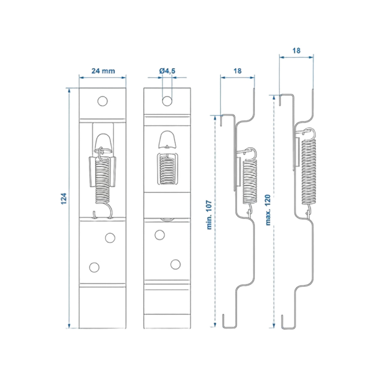 Pro Plus Kentekenplaatklem 2 Stuks In Blister
