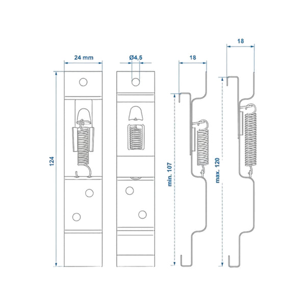 Pro Plus Kentekenplaatklem 2 Stuks In Blister