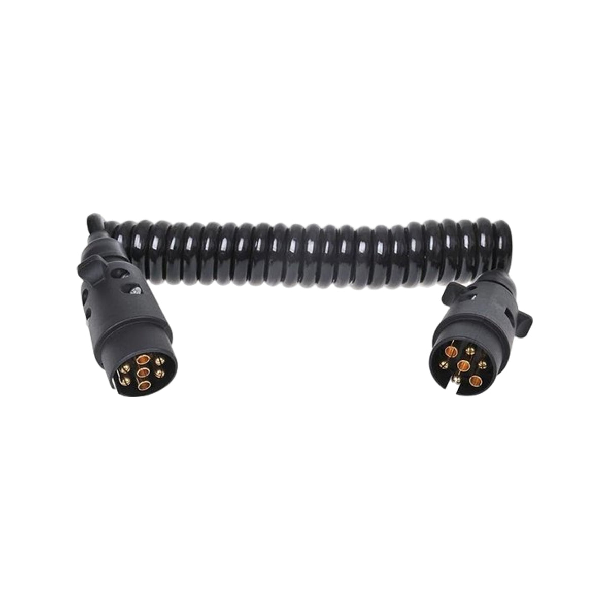 Pro Plus Spiraalkabel 3M Met 2X Stekker 7-Polig Pvc In Blister