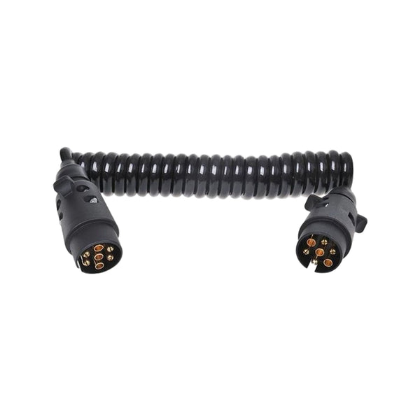 Pro Plus Spiraalkabel 3M Met 2X Stekker 7-Polig Pvc In Blister