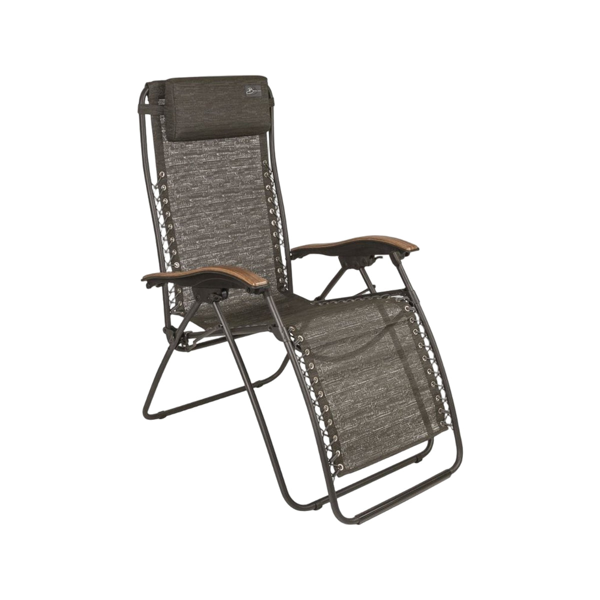 Bardani Riposo Relaxstoel Urban Grey Verstelbare Camping Ligstoel