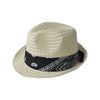 Hoed 24x23 cm creme