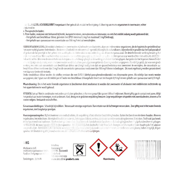Interline Chloortabletten 1 kg (20 gram)