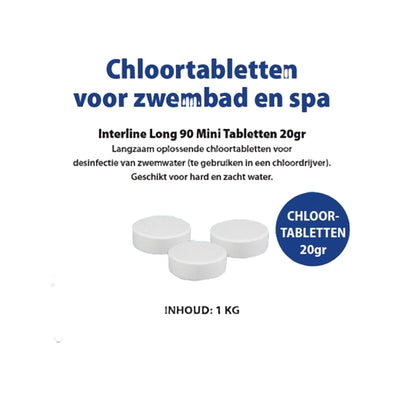 Interline Chloortabletten 1 kg (20 gram)