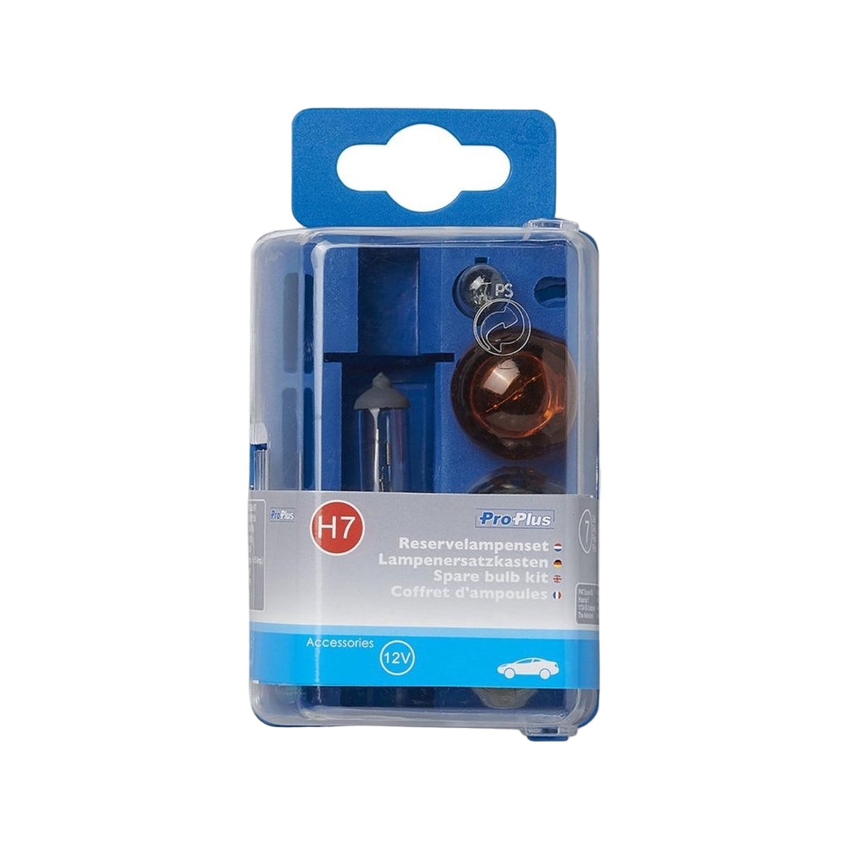 Pro Plus Reservelampenset H7 7-Delig (21W Oranje)