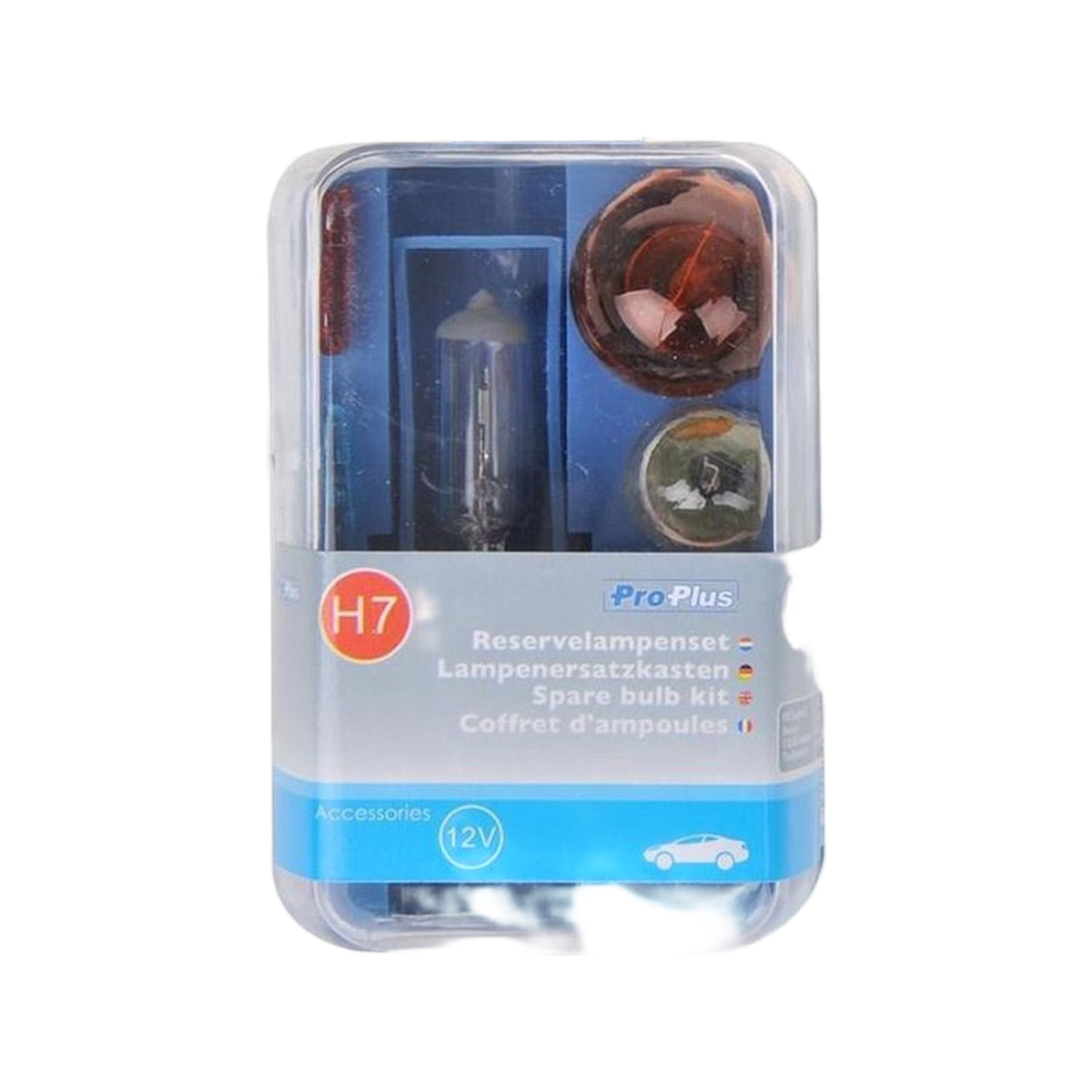 Pro Plus Reservelampenset H7 7-Delig (21W Oranje)