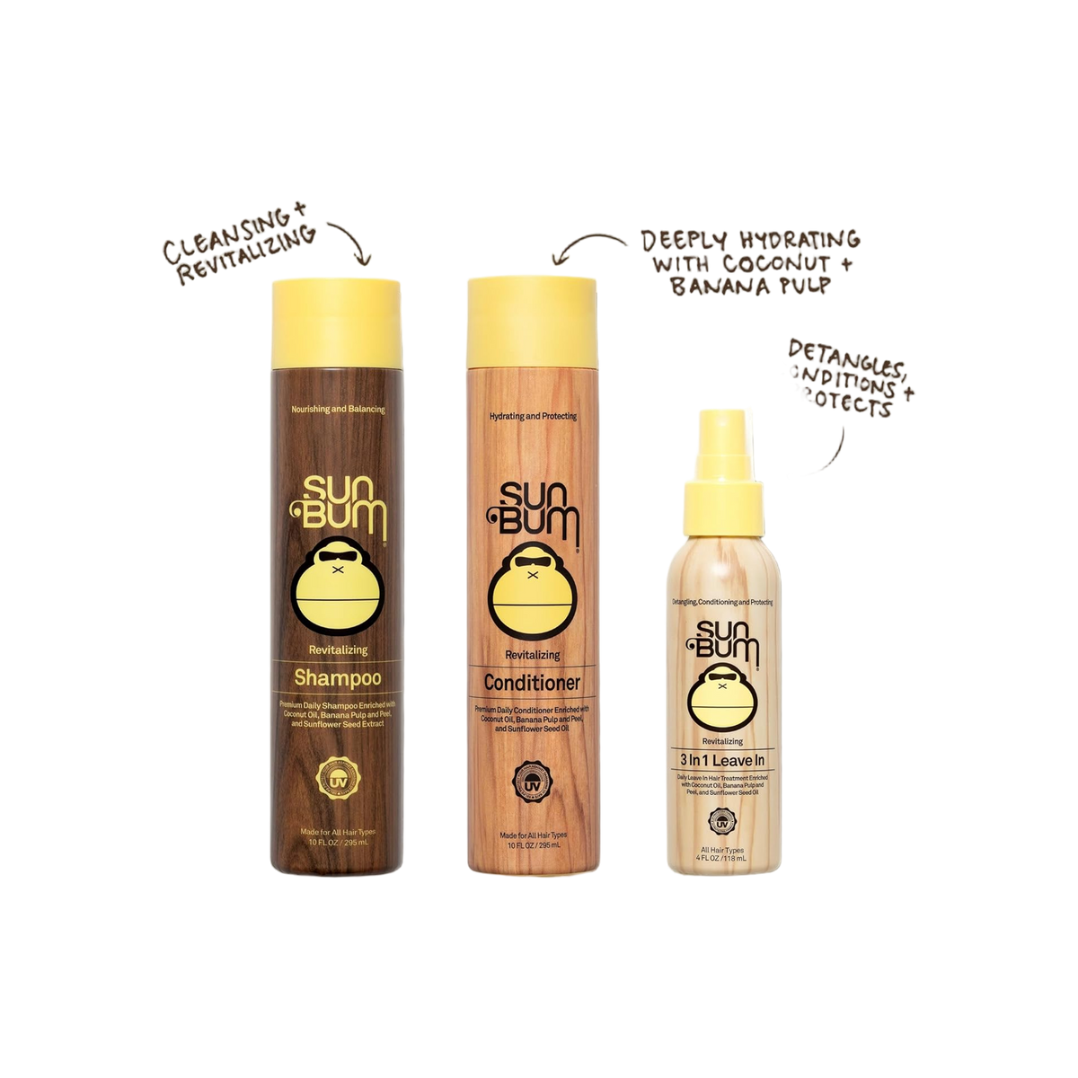 Sunbum Revitalizing 3 In 1 Leave In Conditioner
