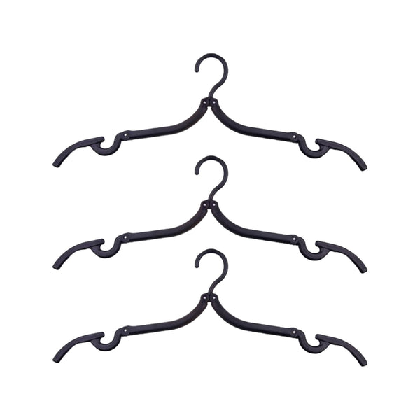 Bat Foldable Hanger black (3 st.)