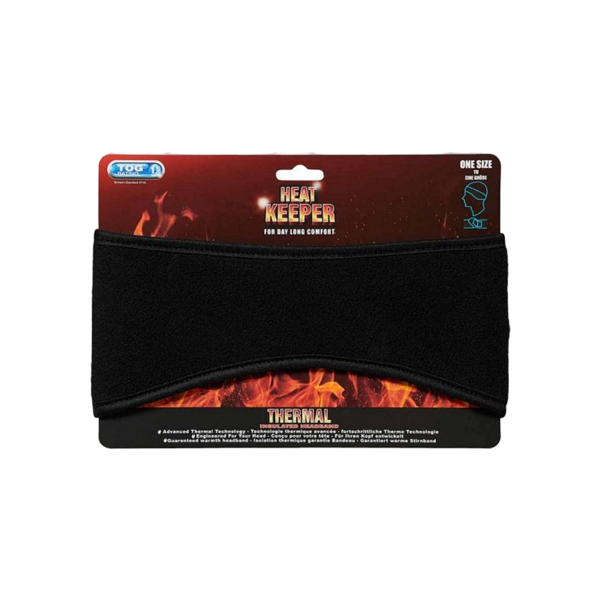 Heatkeeper Men Thermal Fleece Headband (Velcro)