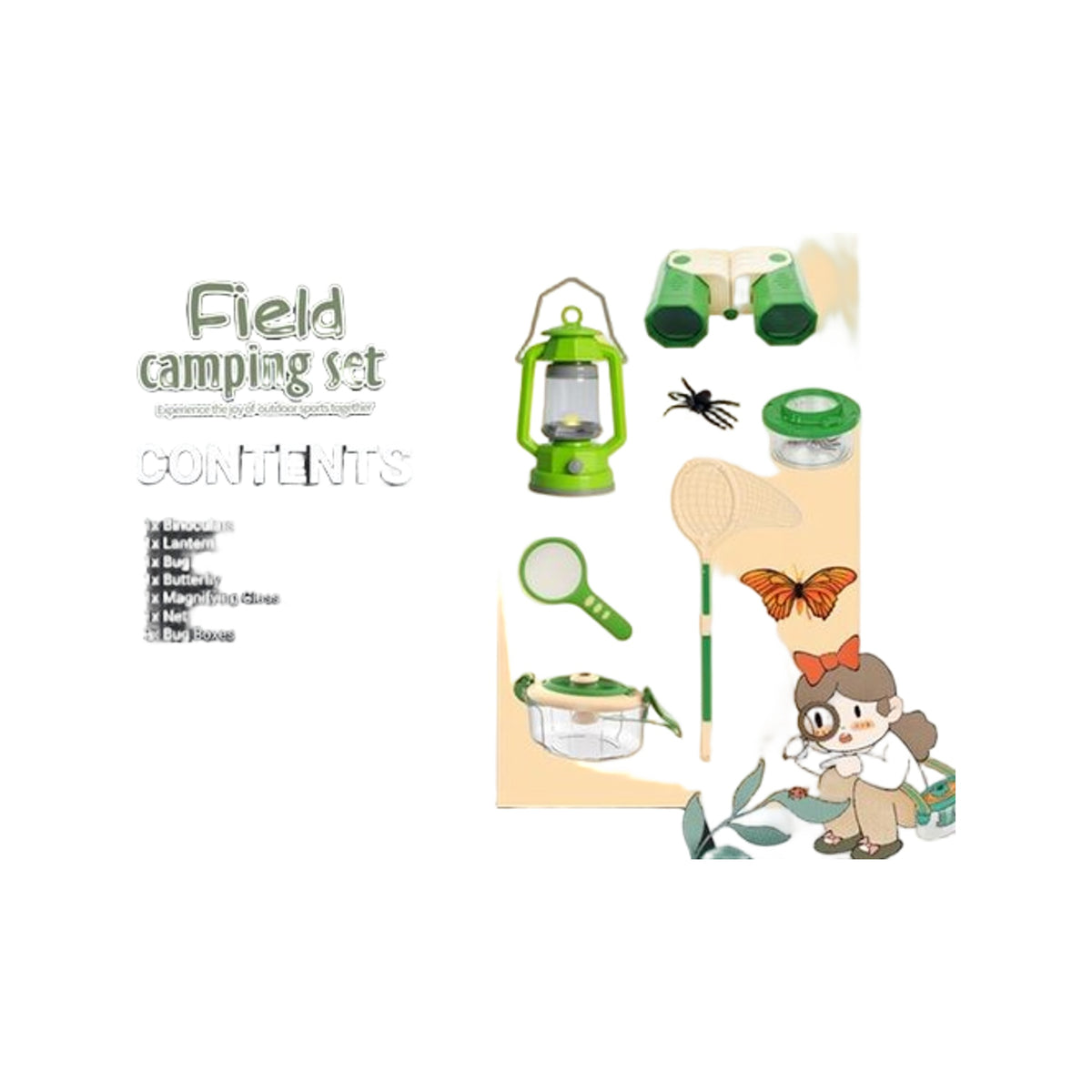 Byomic Kids Camping Set 8-delig