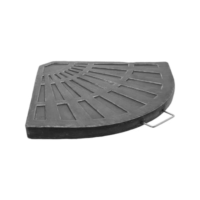 PARASOLSTEEN CEMENT 13.5KG ZWART/ZILVER
