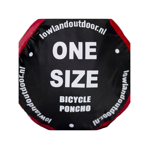 Lowland Bicycleponcho red