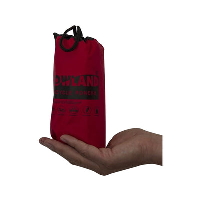 Lowland Bicycleponcho red