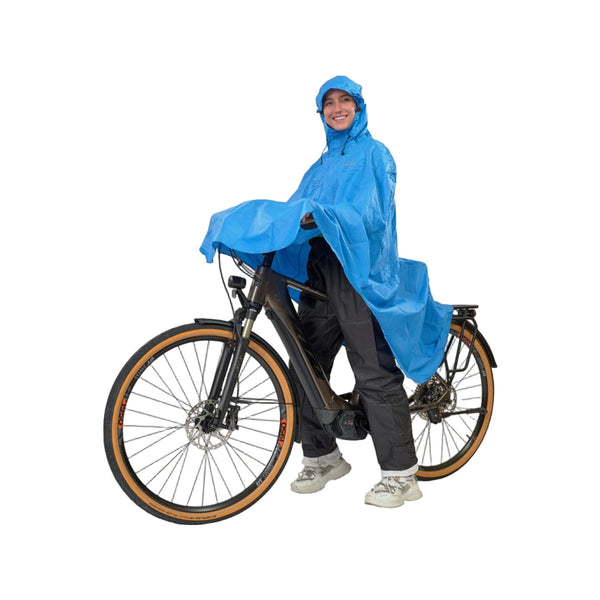 Lowland Bicycleponcho blue