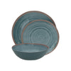 Lucia servies 12dlg — terra/turquoise