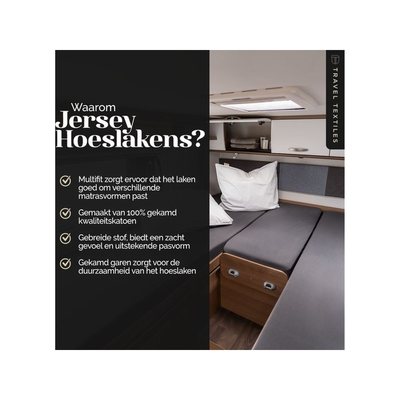 Walra Jersey hoeslaken (3-delig)