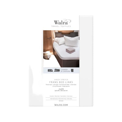 Walra Hoeslaken Jersey Stretch Frans bed L wit
