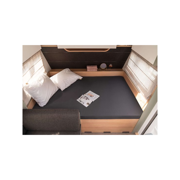 Walra Hoeslaken Jersey Stretch Hefbed antraciet