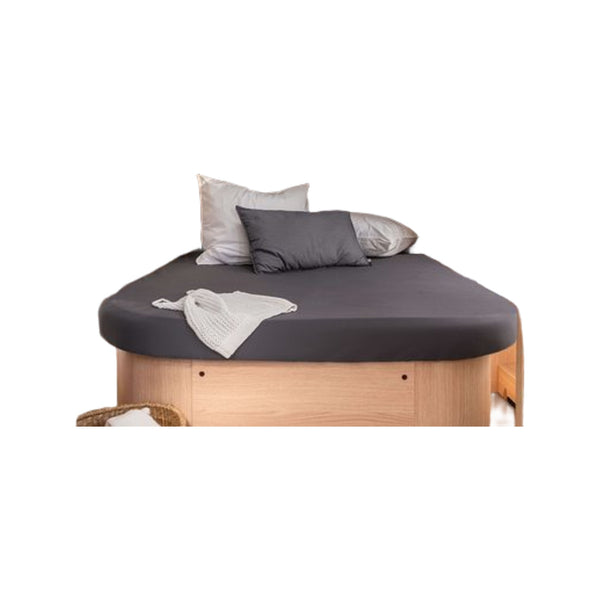 Walra Hoeslaken Jersey Stretch Queens bed antraciet