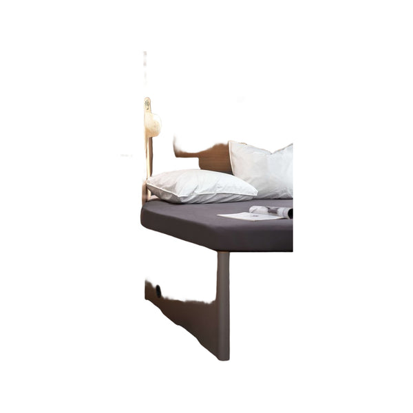 Walra Hoeslaken Jersey Stretch Frans bed L antraciet