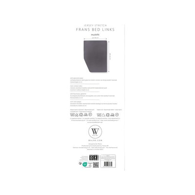 Walra Hoeslaken Jersey Stretch Frans bed L antraciet