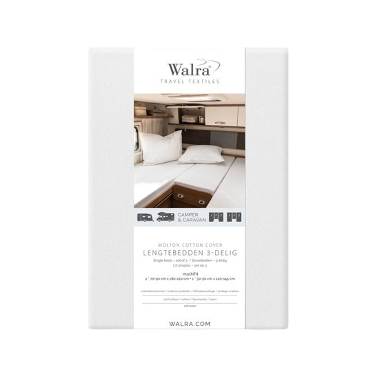 Walra Molton matrasbeschermer (3-delig)