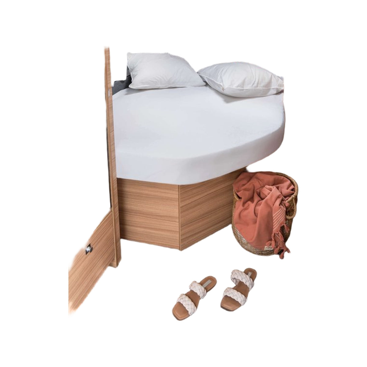 Walra Molton Cotton Cover Frans bed rechts