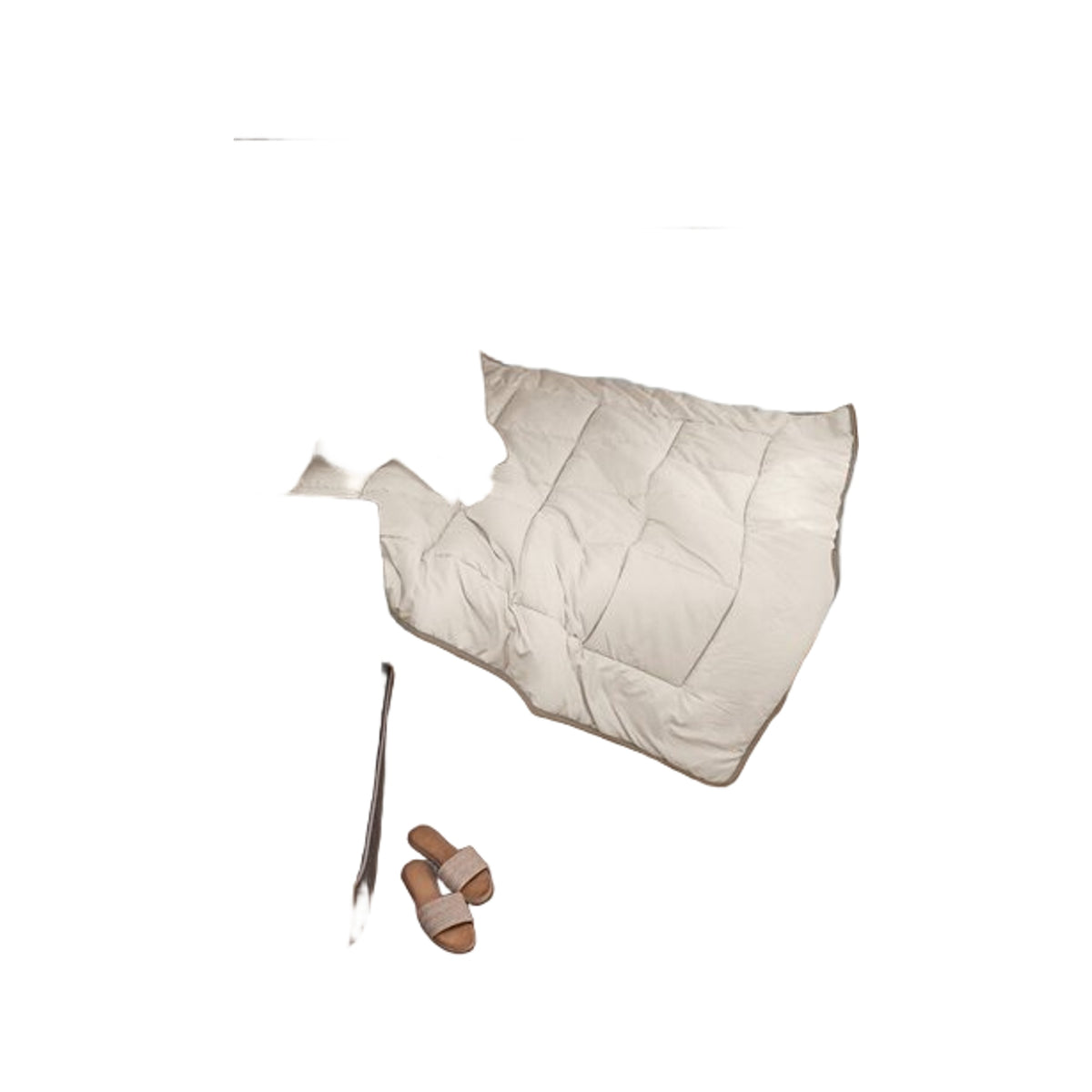 Walra Dekbed travel 240 x 200 cm zand / taupe