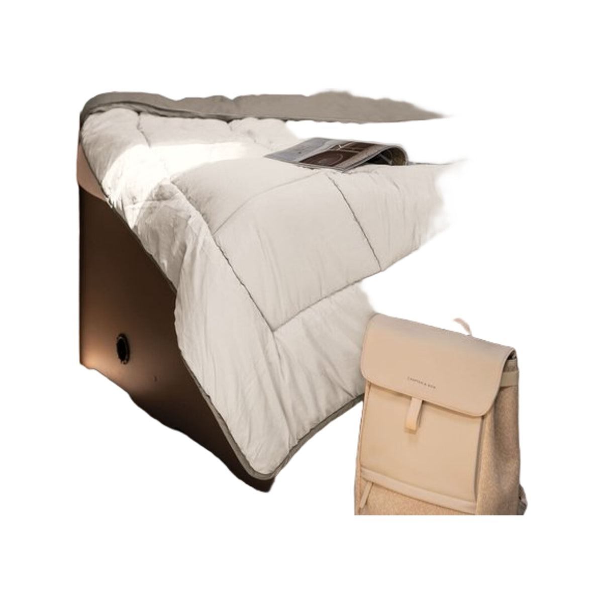 Walra Dekbed travel 240 x 200 cm zand / taupe