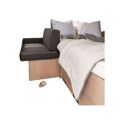 Walra Dekbed travel 240 x 200 cm zand / taupe