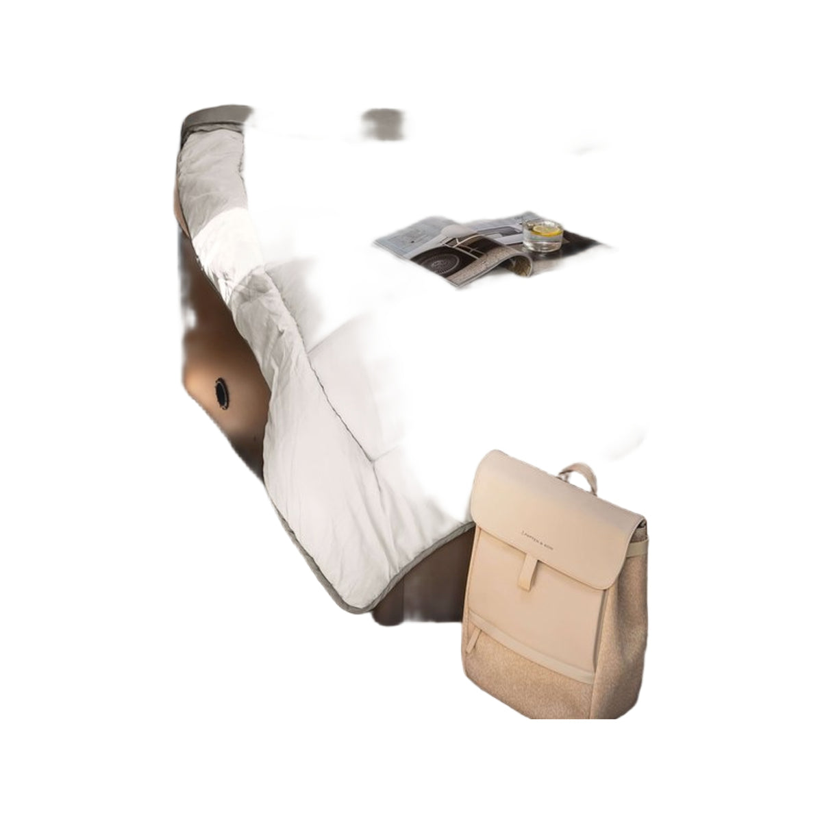 Walra Dekbed travel 240 x 200 cm zand / taupe