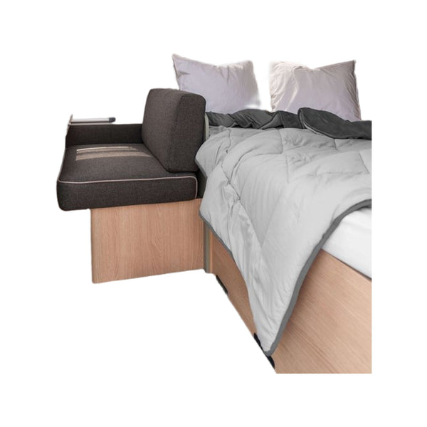 Walra Dekbed travel 200 x 200 cm grijs / antraciet