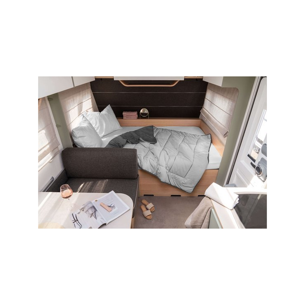 Walra Dekbed travel 200 x 200 cm grijs / antraciet