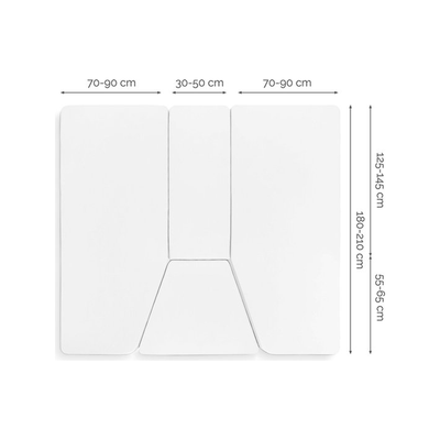 Walra Hoeslaken Jersey Stretch 4-delige set wit