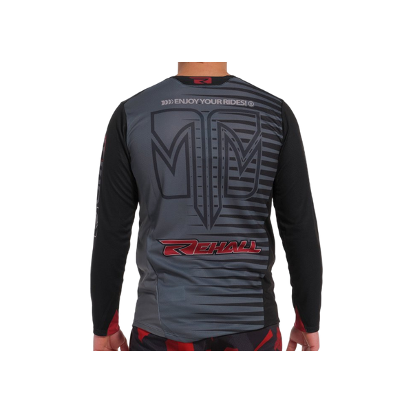 MIKE-R Mens Bike T-Shirt Long Sleeve