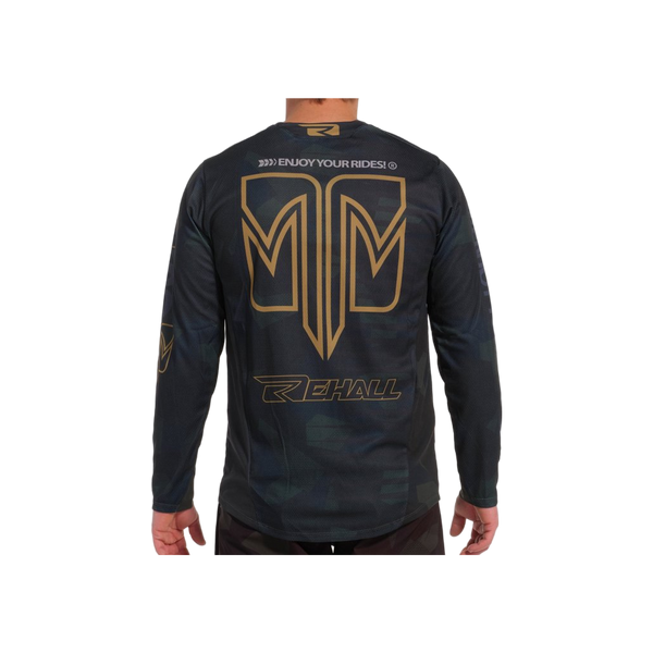 MIKE-R Mens Bike T-Shirt Long Sleeve