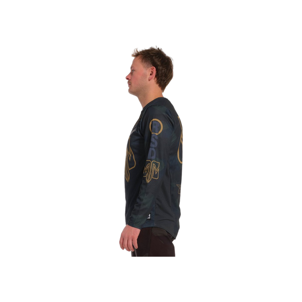 MIKE-R Mens Bike T-Shirt Long Sleeve