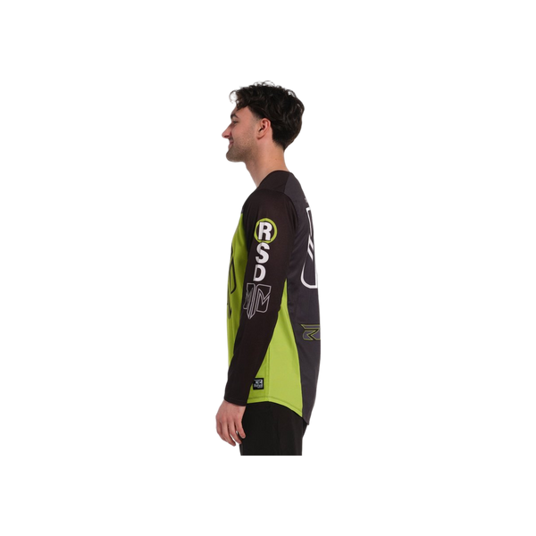 MIKE-R Mens Bike T-Shirt Long Sleeve